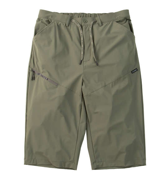 TULTEX 冷感ストレッチハーフパンツ カーキ