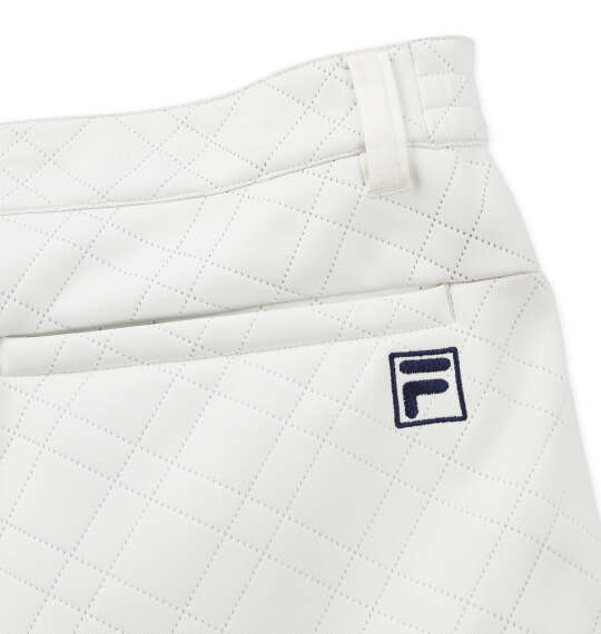 FILA GOLF 高周波キルトボンディングパンツ オフホワイト
