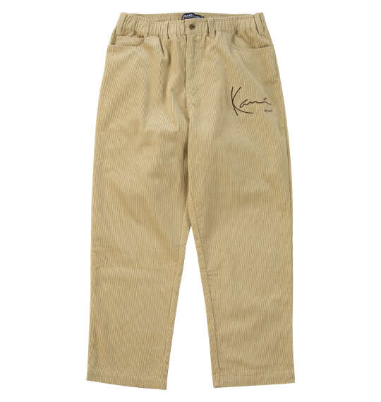 KARL KANI コーデュロイイージーパンツ ライトベージュ