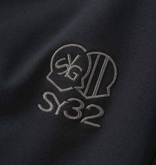 SY32 by SWEET YEARS ダブルスプリットロングパンツ ブラック