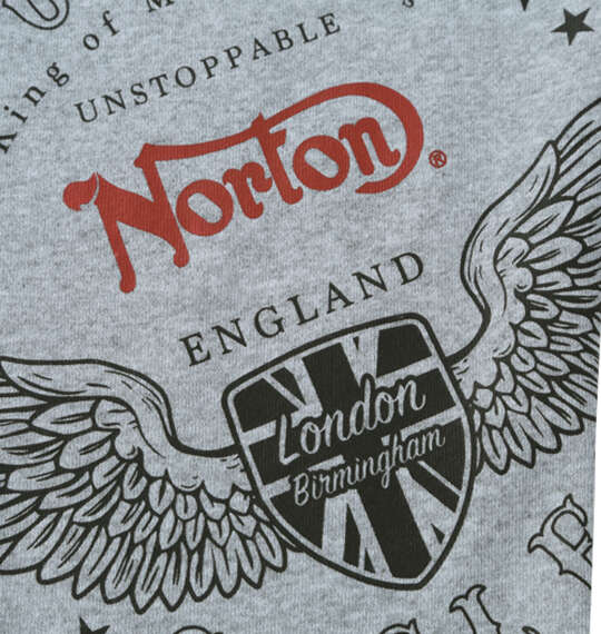 Norton 裏毛スウェットパンツ ミックスグレー