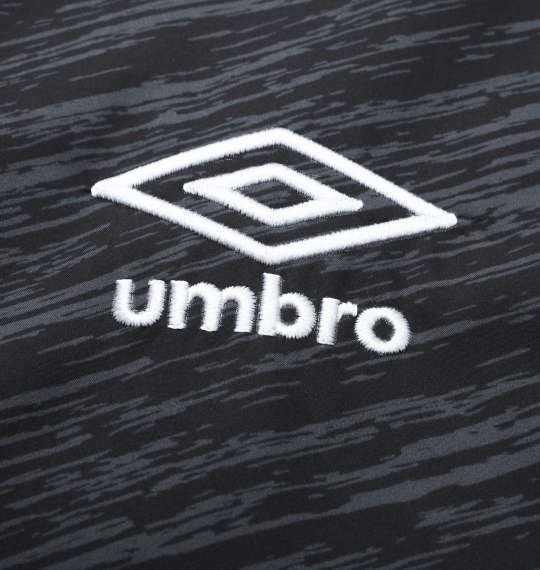 UMBRO 裏トリコット起毛ウインドジャケット ブラック