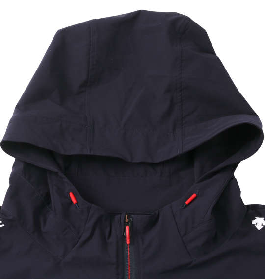 DESCENTE エアリートランスファーソフトフルジップパーカー ネイビー