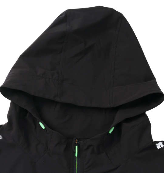 DESCENTE エアリートランスファーソフトフルジップパーカー ブラック