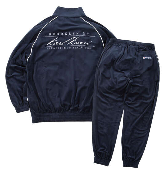 KARL KANI ベロアセット ネイビー