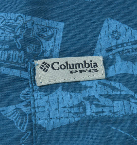 Columbia Trollers Best半袖シャツ ダークプールフレッシュウォータールーツ