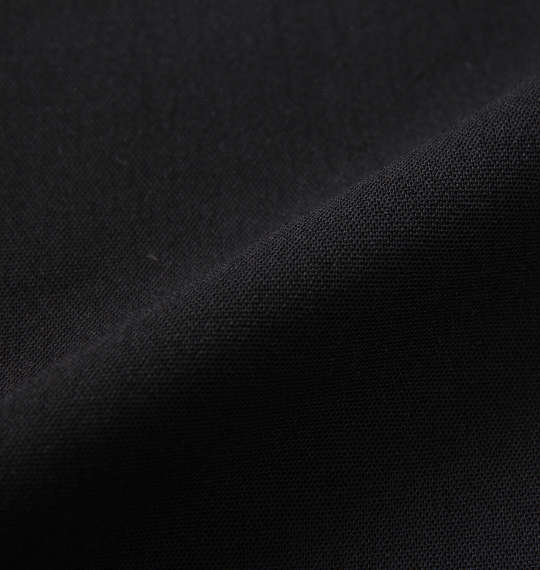 BETTY BOOP 刺繍ストレッチ半袖オープンカラーシャツ ブラック