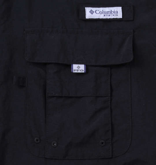 Columbia バハマショートスリーブシャツ ブラック