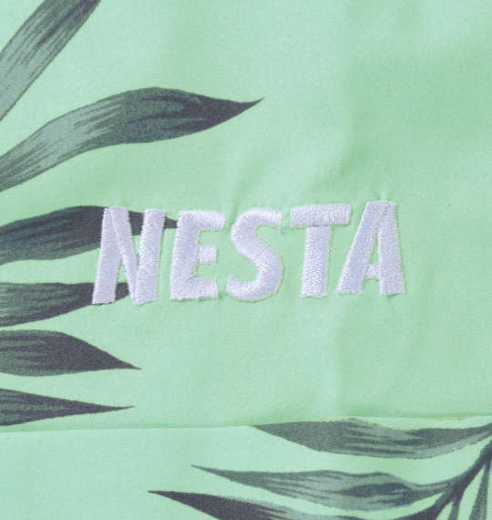 NESTA BRAND オープンカラー半袖シャツ ミントグリーン