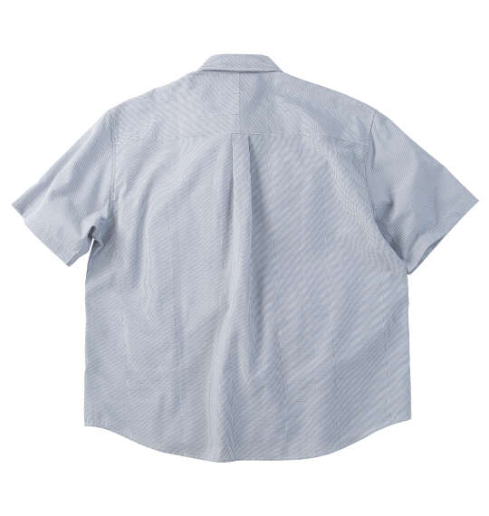 Mc.S.P 吸汗速乾TCシアサッカーB.D半袖シャツ ブルーストライプ