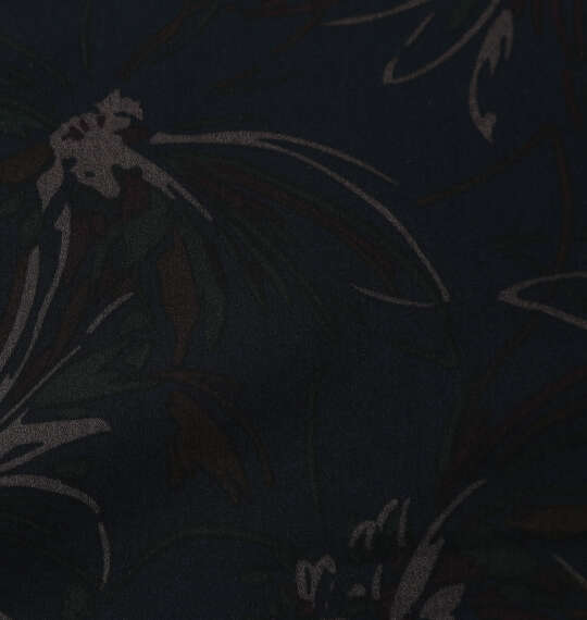 Mc.S.P 総柄プリントオープンカラー半袖シャツ ダークネイビー