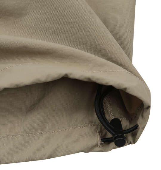 DICKIES ナイロンタッサー半袖ワークシャツ カーキ