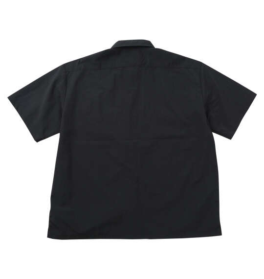 DICKIES ナイロンタッサー半袖ワークシャツ ブラック