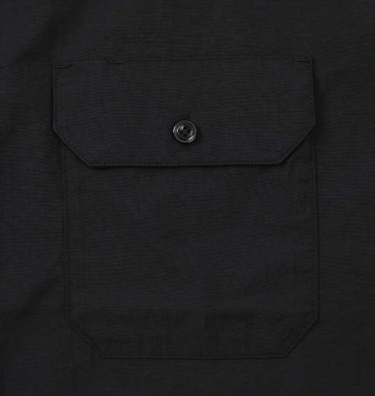 DICKIES ナイロンタッサー半袖ワークシャツ ブラック