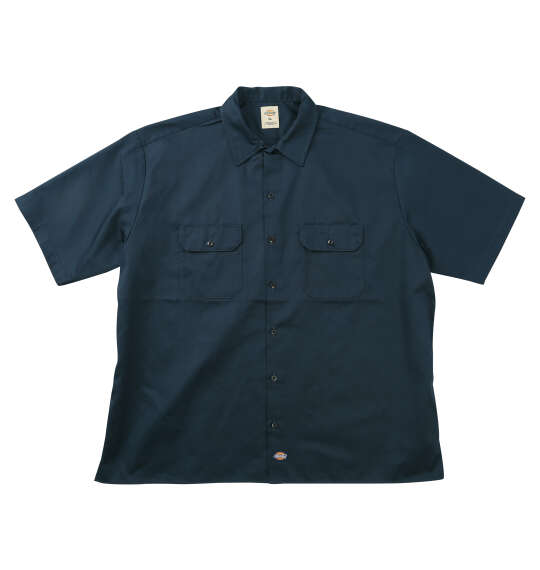 DICKIES 1574オリジナル半袖ワークシャツ ダークネイビー