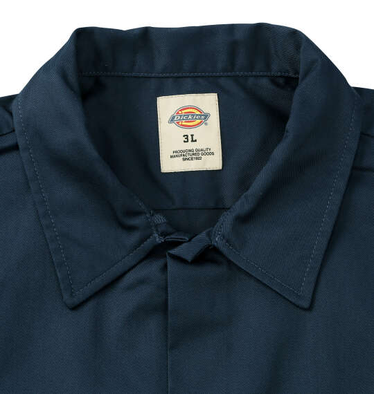 DICKIES 1574オリジナル半袖ワークシャツ ダークネイビー