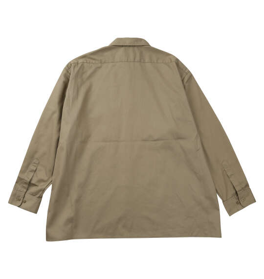 DICKIES 574長袖ワークシャツ(ORIGINAL FIT) カーキ