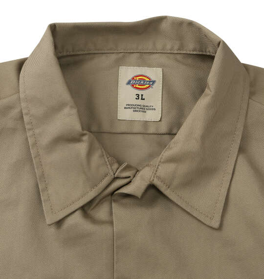 DICKIES 574長袖ワークシャツ(ORIGINAL FIT) カーキ