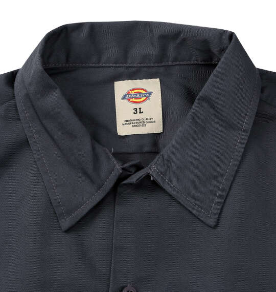 DICKIES 574長袖ワークシャツ(ORIGINAL FIT) チャコールグレー