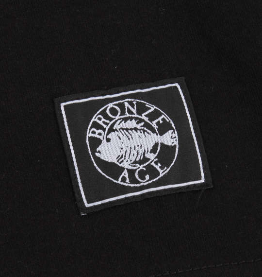 BRONZE AGE ロゴ半袖Tシャツ ブラック