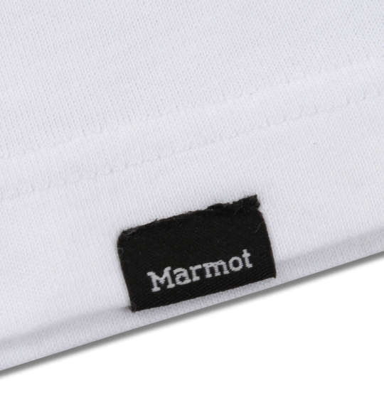 Marmot バロウ半袖Tシャツ ホワイト