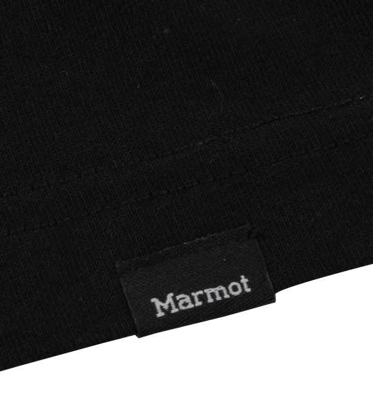 Marmot バロウ半袖Tシャツ ブラック