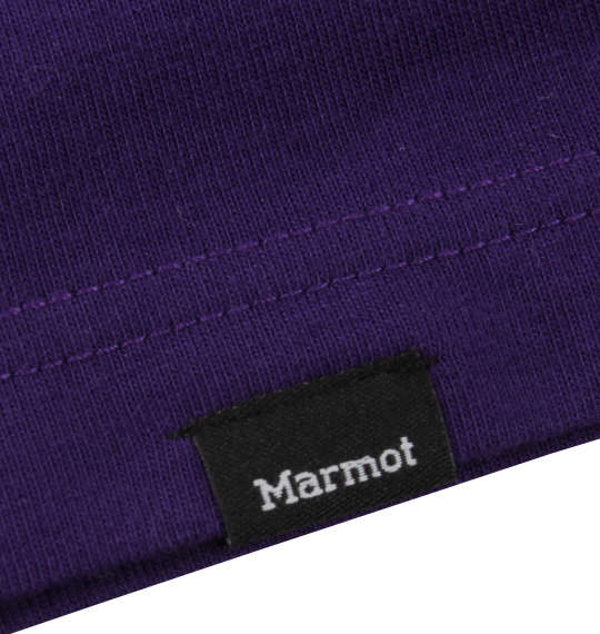 Marmot バロウ半袖Tシャツ ダークパープル