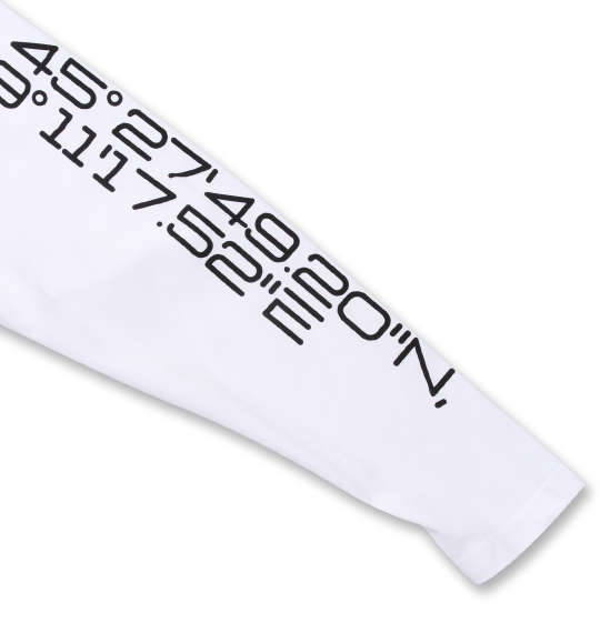 SY32 by SWEET YEARS ミラノロゴ長袖Tシャツ ホワイト