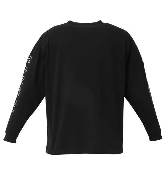 KANGOL 天竺長袖Tシャツ ブラック
