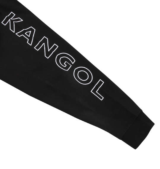 KANGOL 天竺長袖Tシャツ ブラック