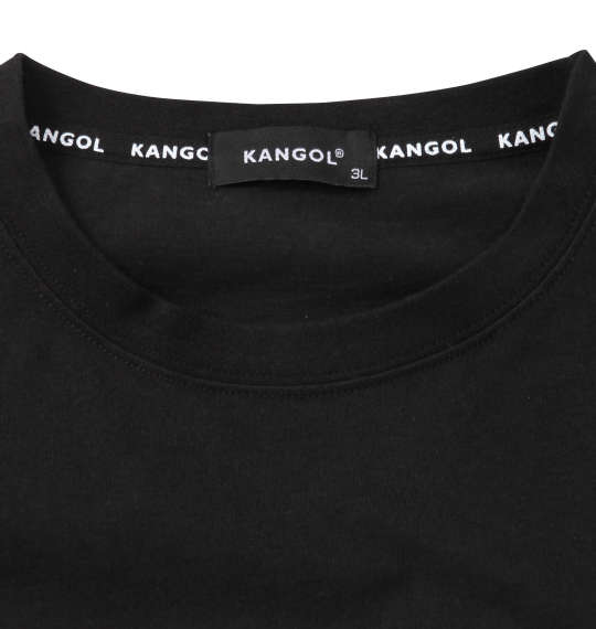 KANGOL 天竺長袖Tシャツ ブラック