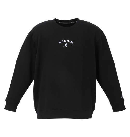 KANGOL 裏毛クルートレーナー ブラック