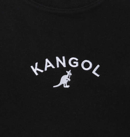 KANGOL 裏毛クルートレーナー ブラック