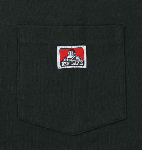 BEN DAVIS ポケット半袖Tシャツ ダークグリーン