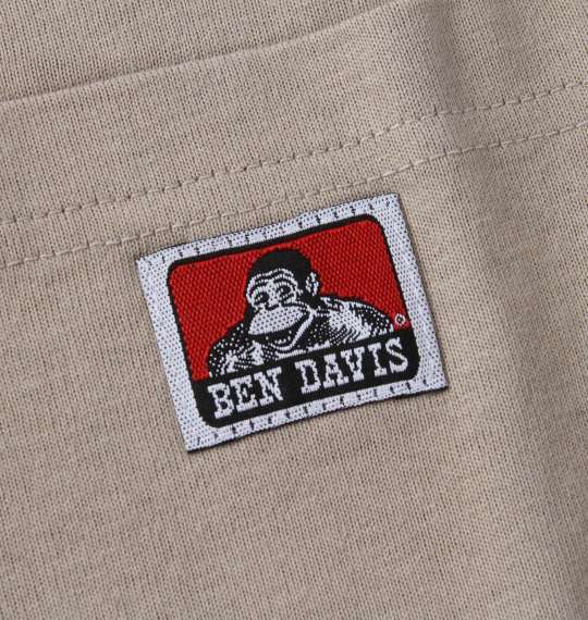 BEN DAVIS ポケット半袖Tシャツ ベージュ