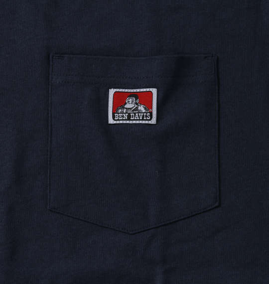 BEN DAVIS ポケット半袖Tシャツ ネイビー
