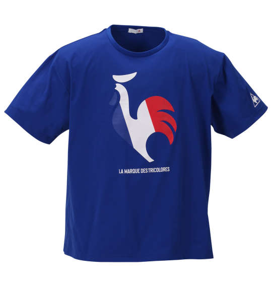 LE COQ SPORTIF ストレッチファイバー半袖Tシャツ セーヌブルー