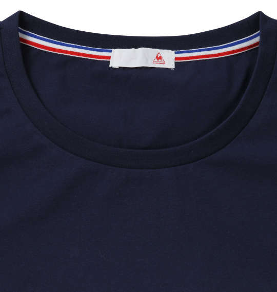 LE COQ SPORTIF ストレッチファイバー半袖Tシャツ ネイビー