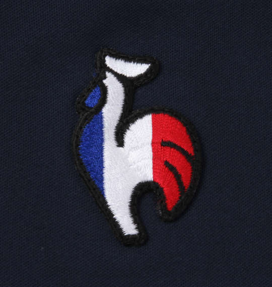 LE COQ SPORTIF サンスクリーンエアスタイリッシュ半袖ポロシャツ ネイビー