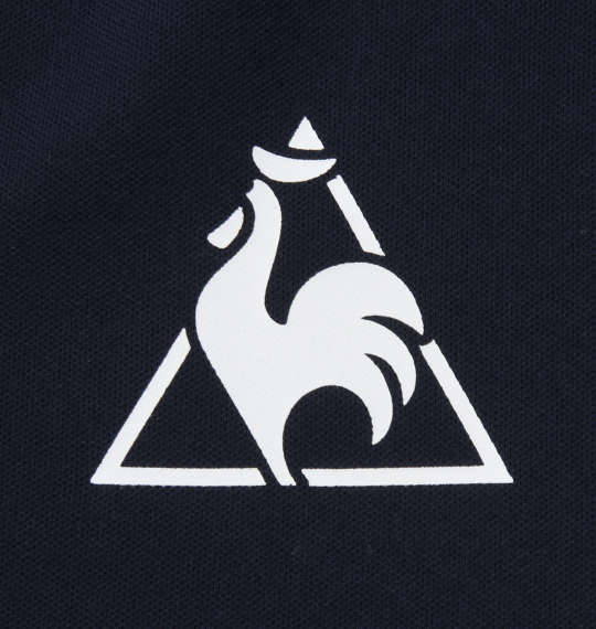 LE COQ SPORTIF サンスクリーンエアスタイリッシュ半袖ポロシャツ ネイビー