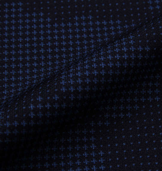 DESCENTE ジャガードグラフィック半袖Tシャツ ネイビー