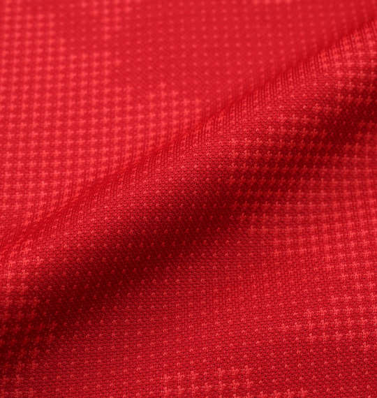 DESCENTE ジャガードグラフィック半袖Tシャツ レッド