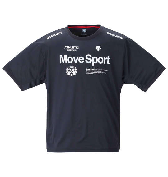 DESCENTE ドライトランスファー半袖Tシャツ ブラック