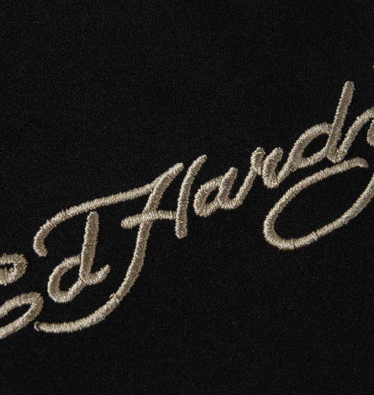 Ed Hardy 半袖フルジップパーカージャージセット ブラック
