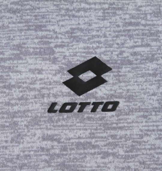 LOTTO ハーフジップ杢マイクロフリース グレー