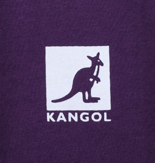 KANGOL ペイズリープリント半袖Tシャツ パープル