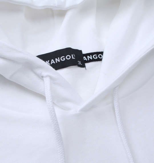 KANGOL フロッキープリント半袖Tパーカー オフホワイト