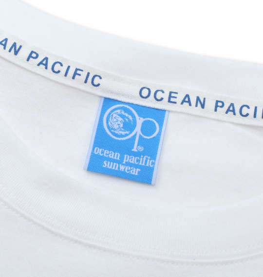 OCEAN PACIFIC プリント半袖Tシャツ ホワイト