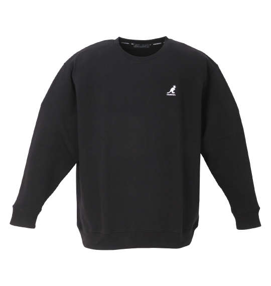 KANGOL 裏起毛クルートレーナー ブラック