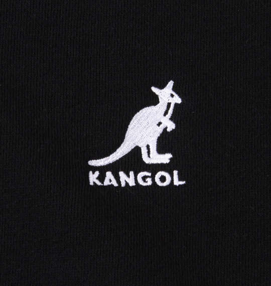 KANGOL 裏起毛クルートレーナー ブラック
